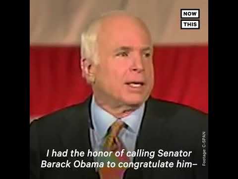John McCain’s concession speech to President @BarackObama in 2008