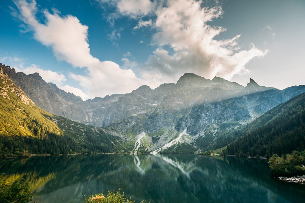 Tatra National Park, Poland. Famous Mountains Lake Morskie Oko O