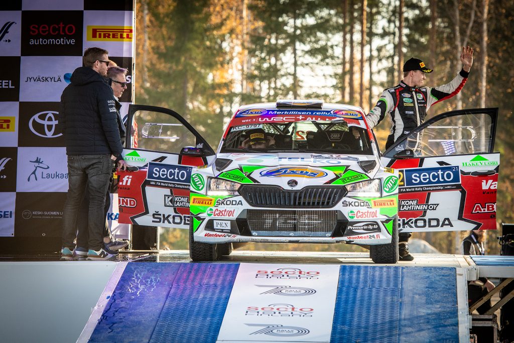 SKODA FABIA RALLY2 EVO - WRC FINLAND - EMIL LINDHOLM-REETA HAMALAINEN_2