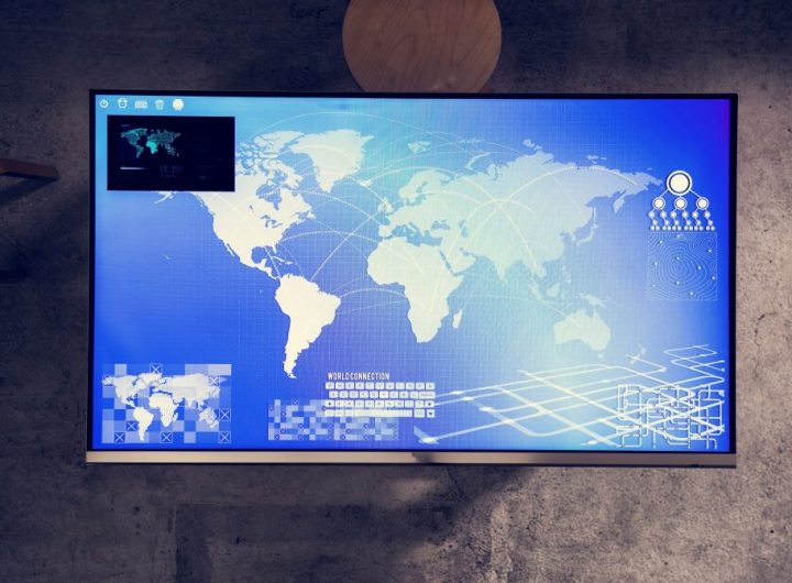 cyber-space-table-with-a-world-map-on-screen-2021-08-27-00-03-16-utc