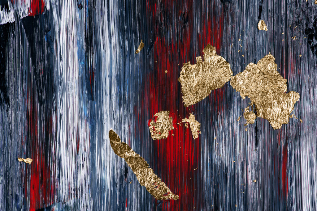 Gold in textured background wallpaper, abstract art